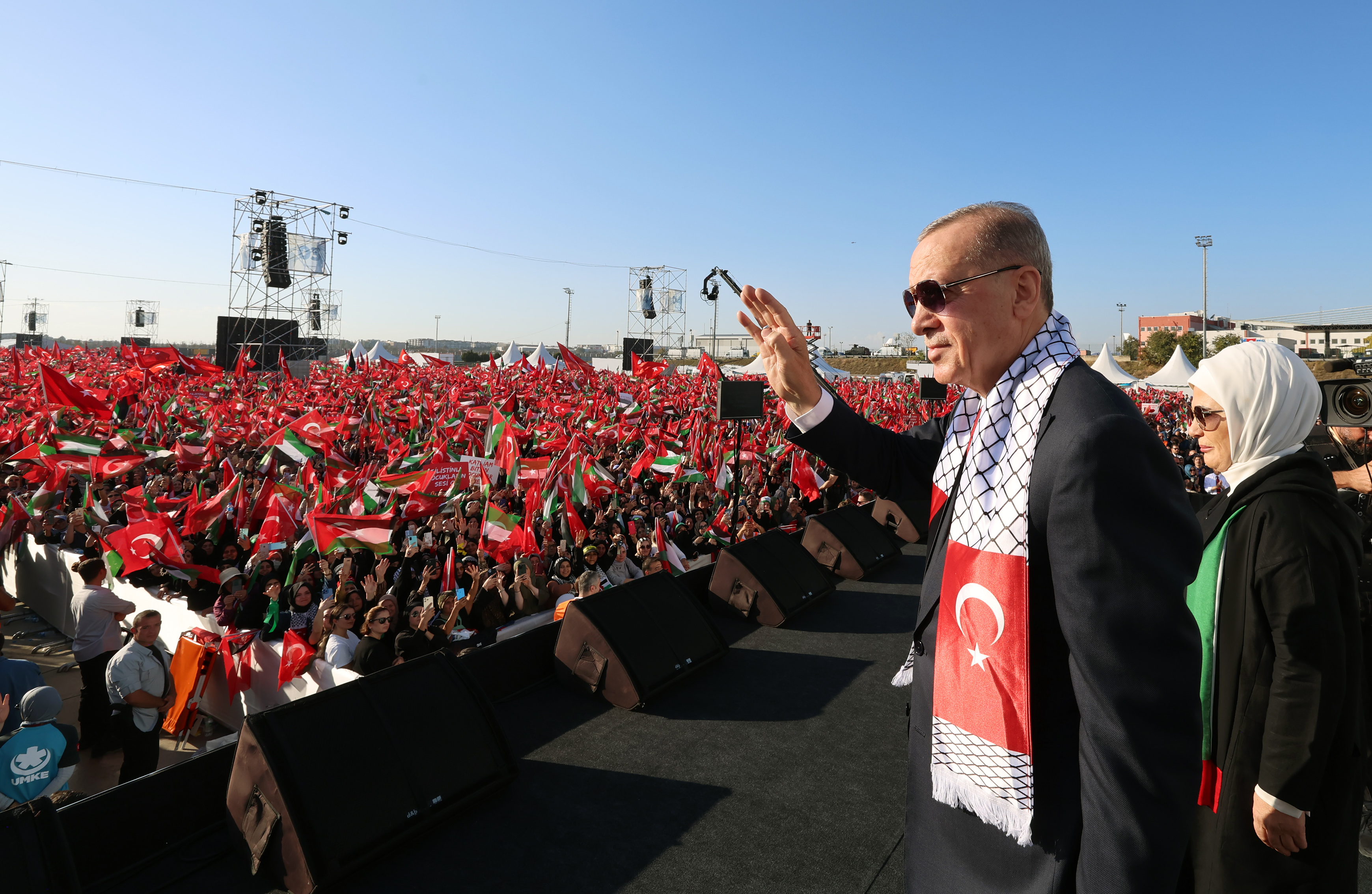 Erdogan at Istanbul rally 10-28-2023B- Erdogan at Istanbul rally 10-28-2023B-